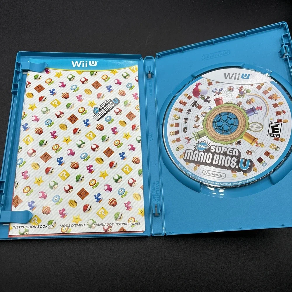 New Super Mario Bros. U Nintendo Wii U Platformer Video Game CIB Complete Tested
